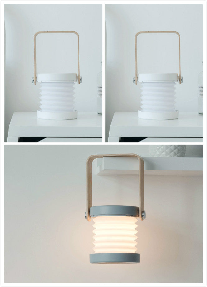 USB Rechargeable Foldable LED Night Light – Touch Dimmable Reading Lamp for Home Decor