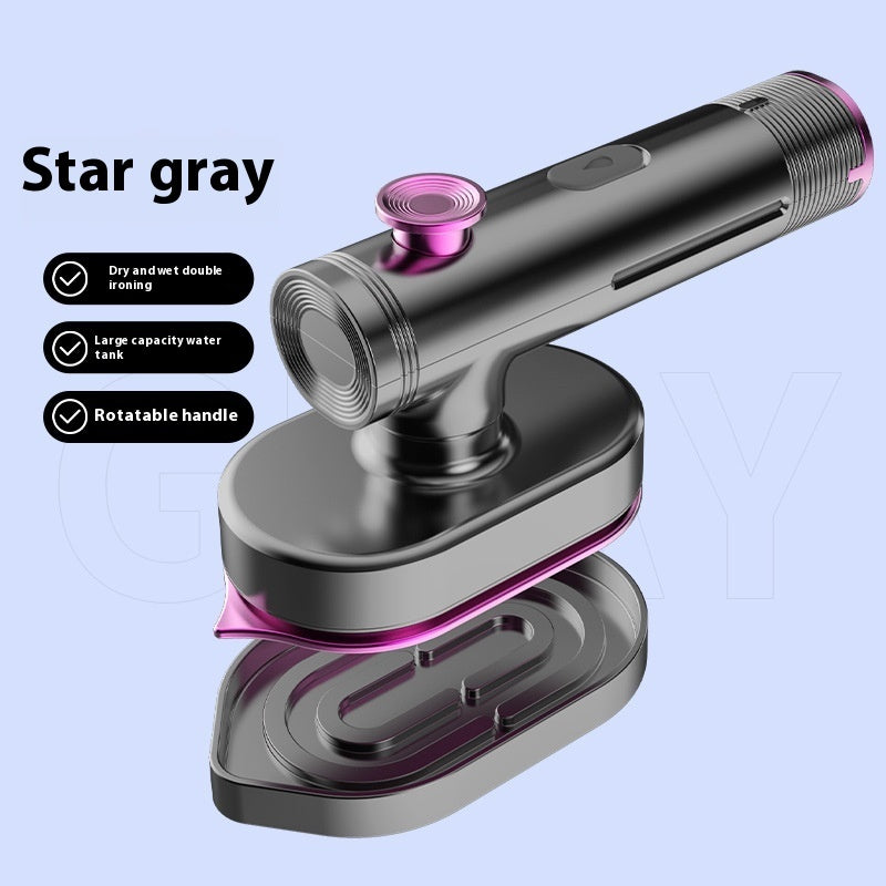 Rotating Handheld Garment Steamer – Wet & Dry Dual-Use Steam Pressing Machine for Clothes