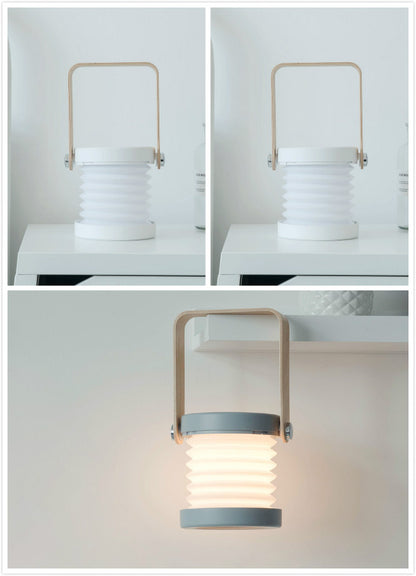 USB Rechargeable Foldable LED Night Light – Touch Dimmable Reading Lamp for Home Decor