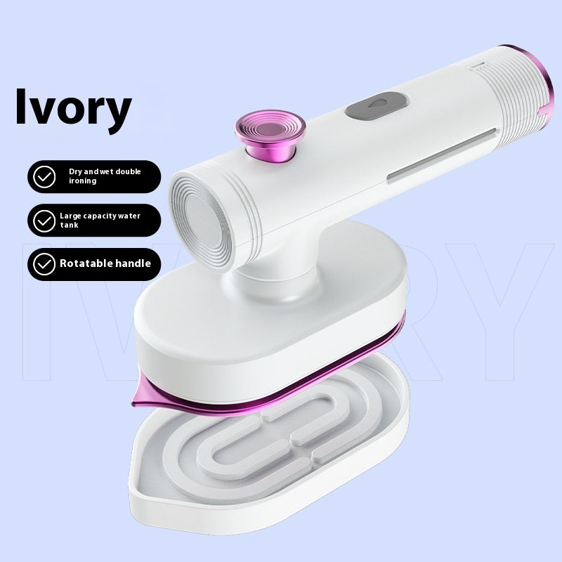 Rotating Handheld Garment Steamer – Wet & Dry Dual-Use Steam Pressing Machine for Clothes