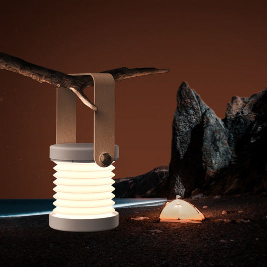 USB Rechargeable Foldable LED Night Light – Touch Dimmable Reading Lamp for Home Decor