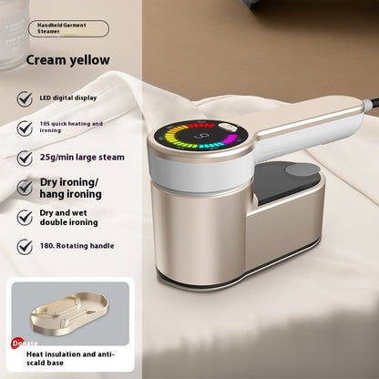 Rotating Handheld Garment Steamer – Wet & Dry Dual-Use Steam Pressing Machine for Clothes