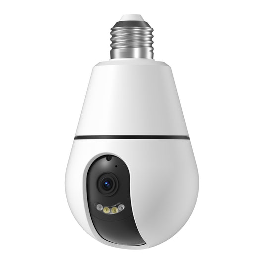 3MP HD Light Bulb Camera – 360° AI Motion Detection, WiFi Hidden Security Cam with E27 Plug