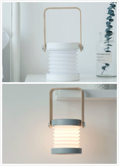 USB Rechargeable Foldable LED Night Light – Touch Dimmable Reading Lamp for Home Decor