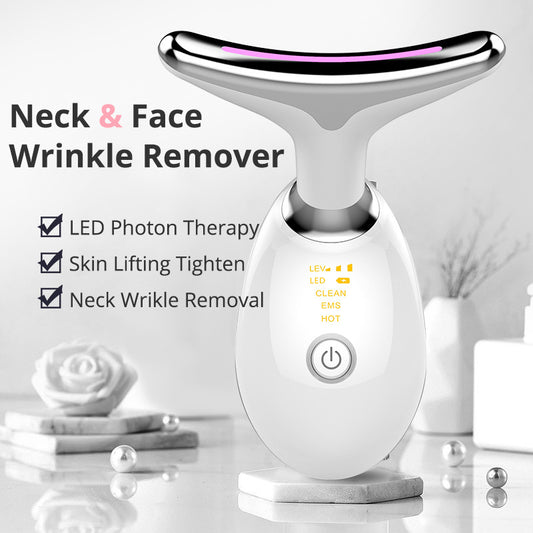 EMS Neck Lifting & Tightening Massager – Electric Microcurrent for Wrinkle Removal and Firm Skin