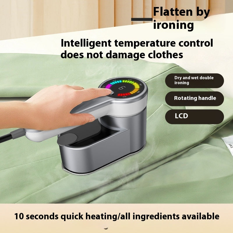Rotating Handheld Garment Steamer – Wet & Dry Dual-Use Steam Pressing Machine for Clothes