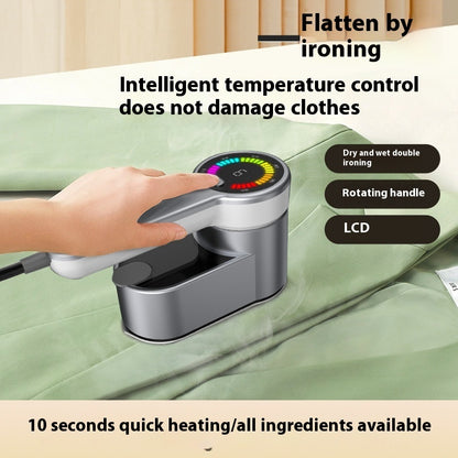 Rotating Handheld Garment Steamer – Wet & Dry Dual-Use Steam Pressing Machine for Clothes
