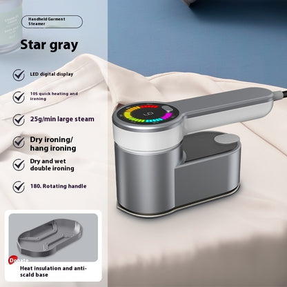 Rotating Handheld Garment Steamer – Wet & Dry Dual-Use Steam Pressing Machine for Clothes